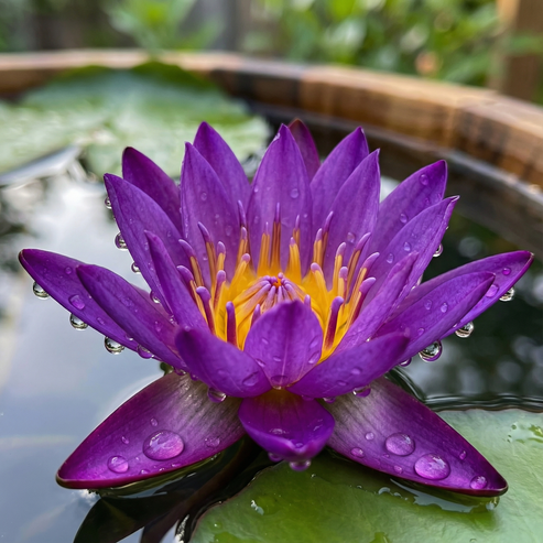 💮Sementes de Lótus Roxo Meia-Noite